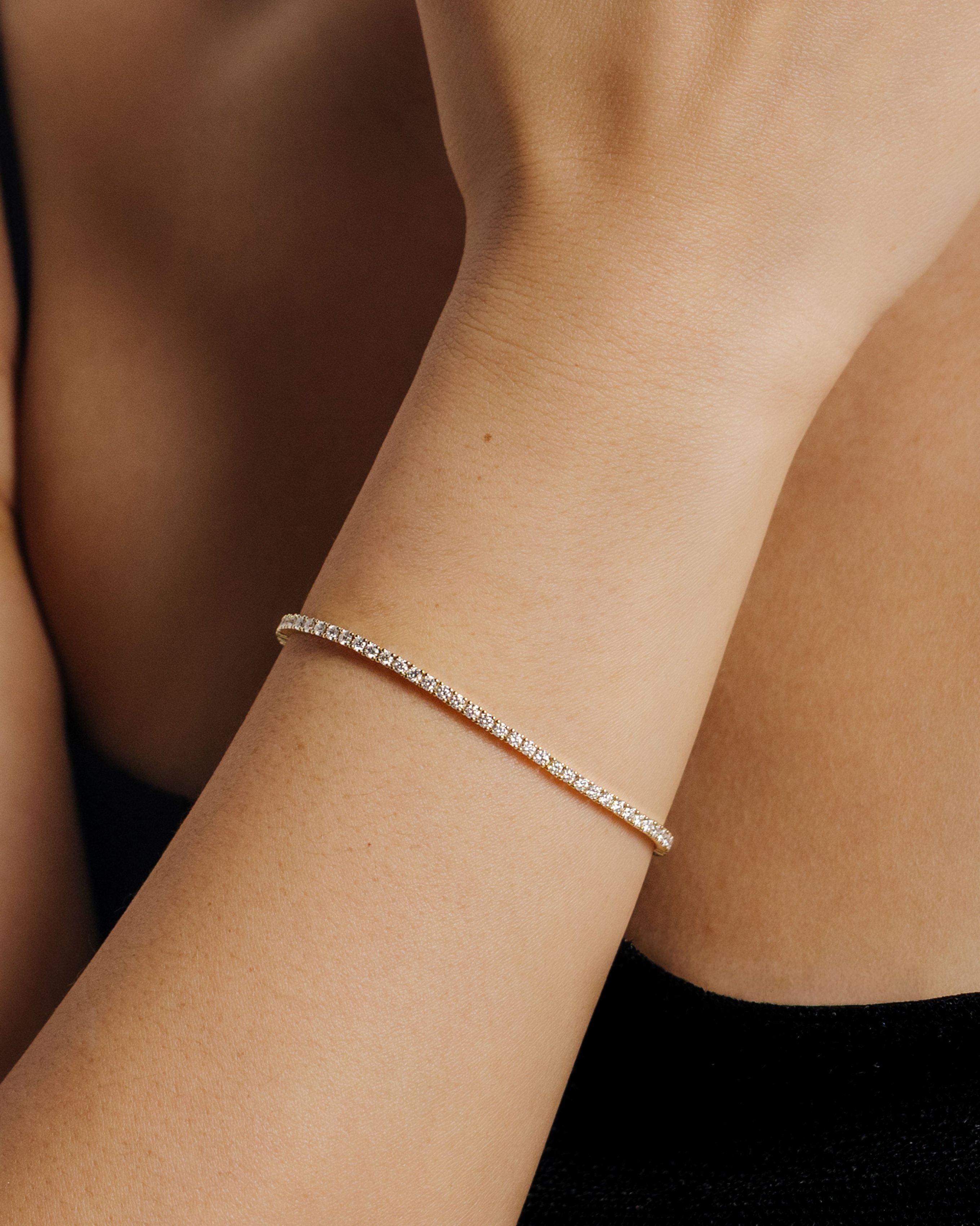 Pırlanta 4 Tırnak Suyolu Bileklik