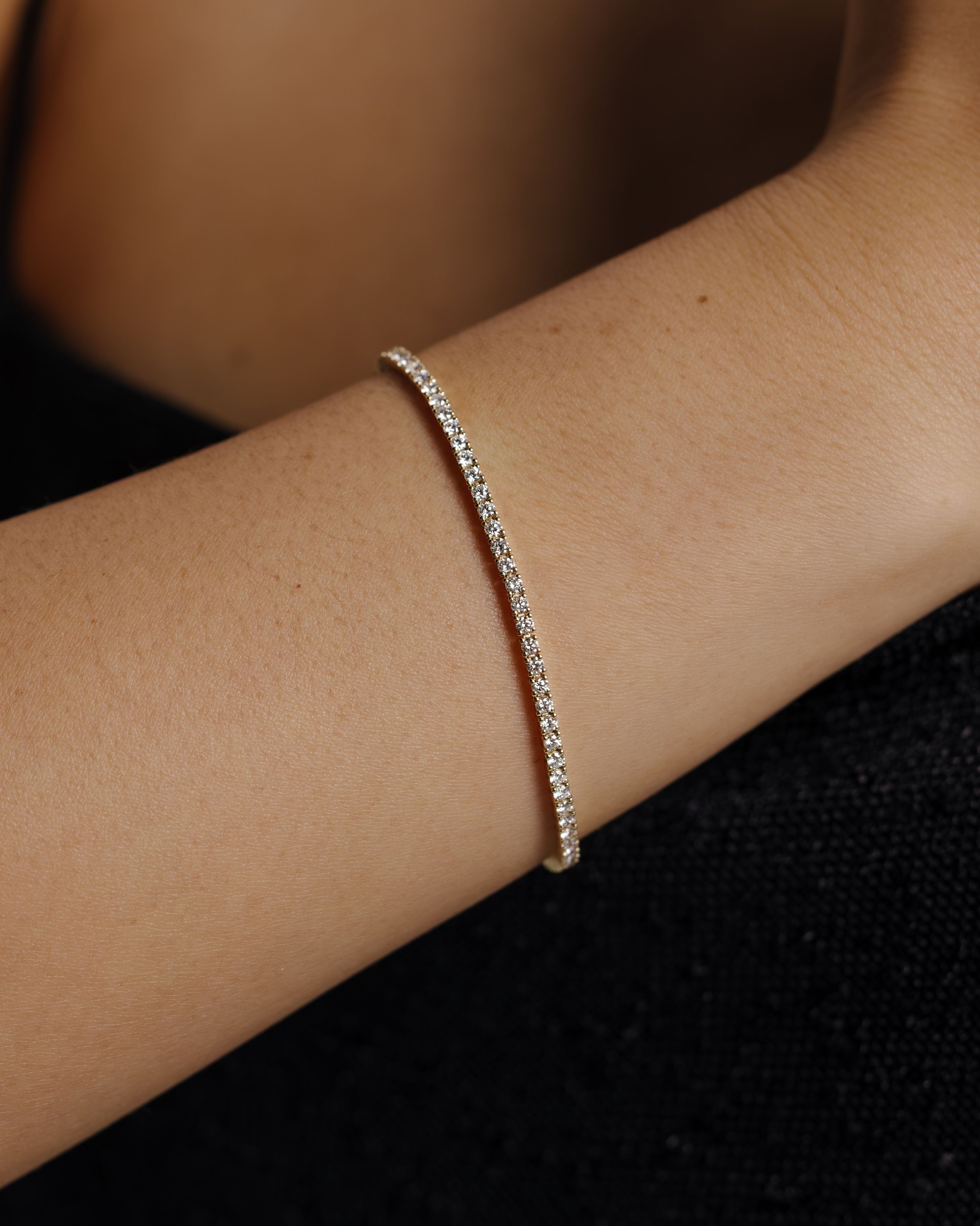 Pırlanta 4 Tırnak Suyolu Bileklik